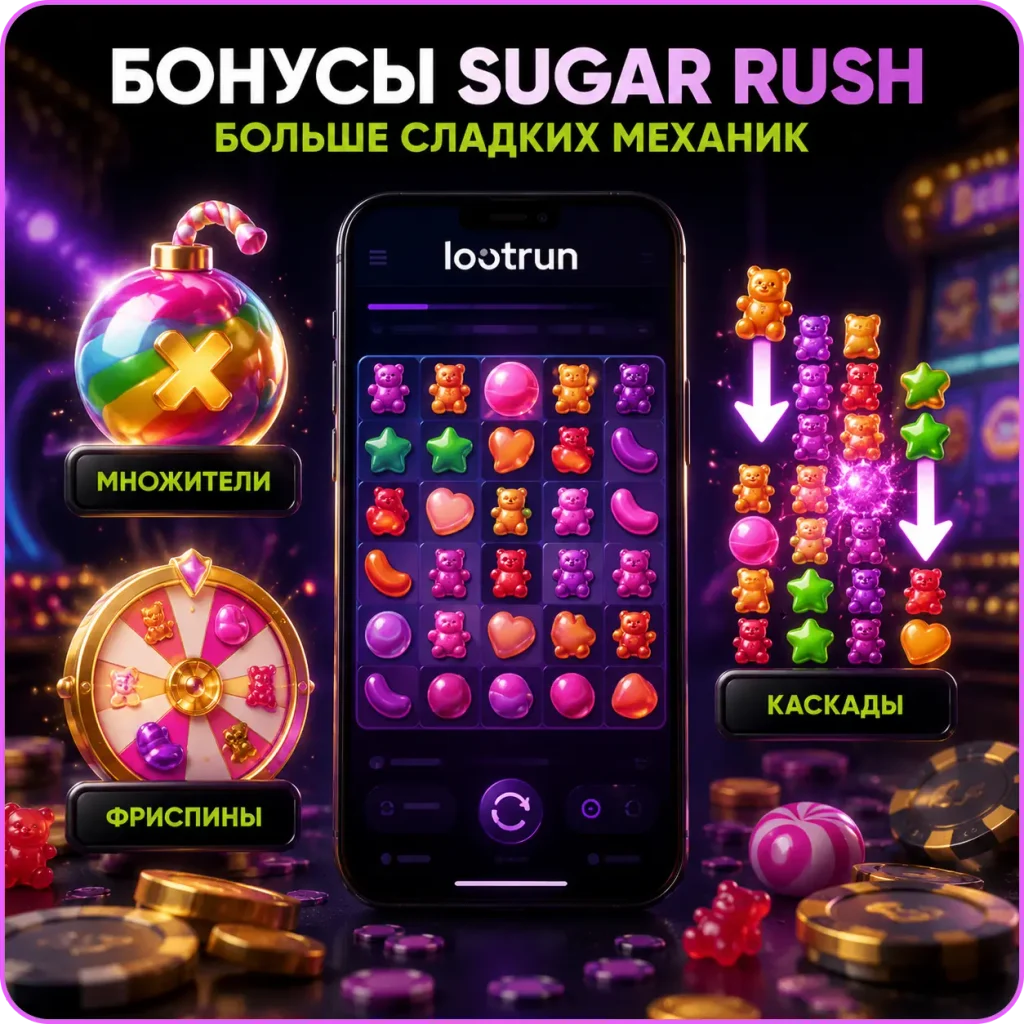 sugar rush демо в рубля лутран